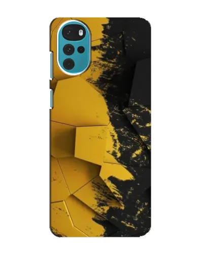Чехол для Motorola MOTO G22 с картинкой «Золотые осколки геометрии» Чехол для Motorola MOTO G22 с картинкой «Золотые осколки геометрии»
