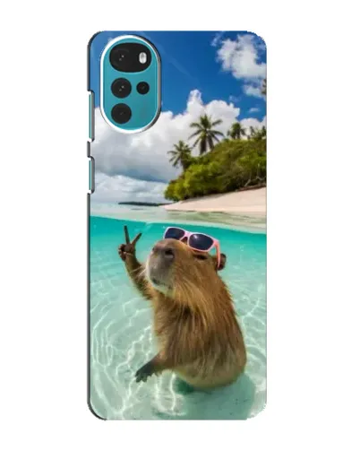 Чехол для Motorola MOTO G22 с картинкой «Капибара на море» Чехол для Motorola MOTO G22 с картинкой «Капибара на море»