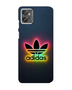 Чехол для Motorola MOTO G23 с картинкой «Неоновый Adidas»