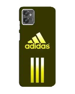 Чехол для Motorola MOTO G23 с картинкой «Оливковый градиент Adidas»