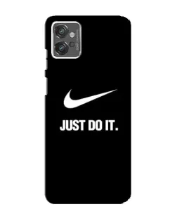Чехол для Motorola MOTO G23 с картинкой «Классический принт Nike»