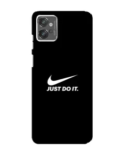 Чехол для Motorola MOTO G23 с картинкой «Минимализм от Nike»