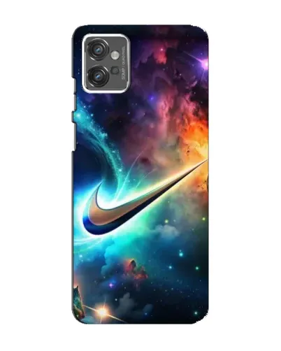 Чехол для Motorola MOTO G23 с картинкой «Космический Nike Swoosh» Чехол для Motorola MOTO G23 с картинкой «Космический Nike Swoosh»
