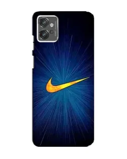 Чохол для Motorola MOTO G23 з картинкою «Синій пульс Nike»