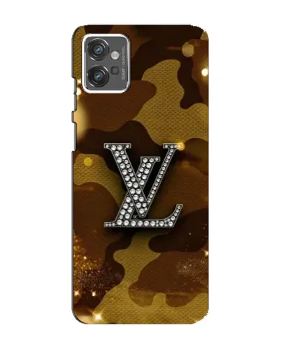 Чехол для Motorola MOTO G23 с картинкой «Камуфляжный Louis Vuitton»