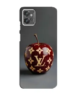Чехол для Motorola MOTO G23 с картинкой «Красное яблоко LV»