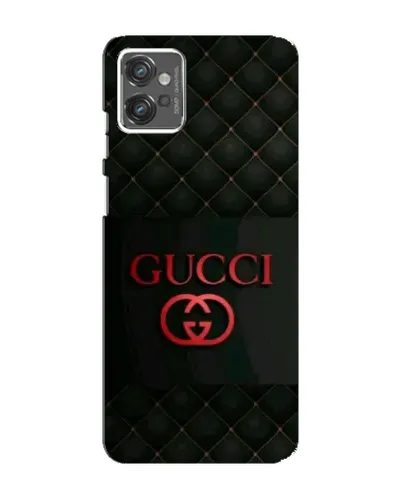 Чехол для Motorola MOTO G23 с картинкой «Gucci — стеганый черный»