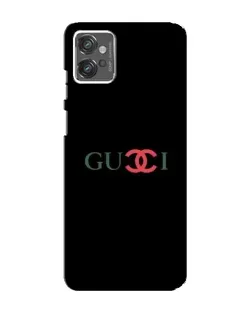 Чехол для Motorola MOTO G23 с картинкой «Gucci — красный градиент»