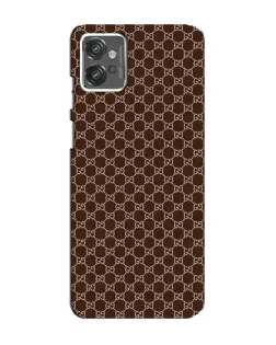 Чохол для Motorola MOTO G23 з картинкою «Gucci — шоколадна сітка»