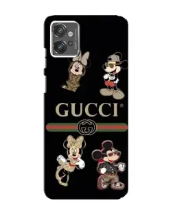 Чохол для Motorola MOTO G23 з картинкою «Gucci — герої Disney та монограма»