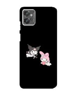 Чехол для Motorola MOTO G23 с картинкой «My Melody и Kuromi»