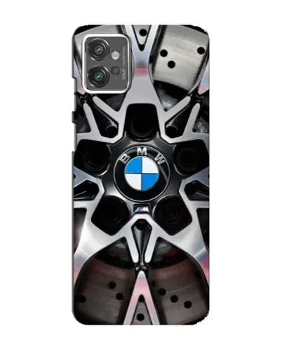Чехол для Motorola MOTO G23 с картинкой «BMW — деталь диска»