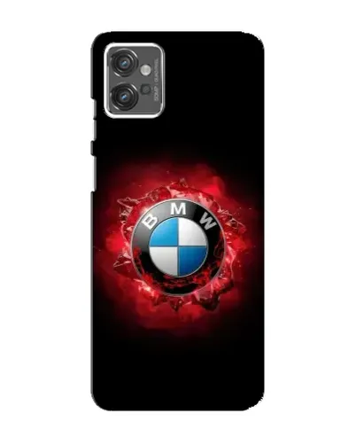 Чехол для Motorola MOTO G23 с картинкой «Логотип BMW — вспышка»