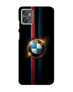 Чехол для Motorola MOTO G23 с картинкой «BMW M-Power неон»