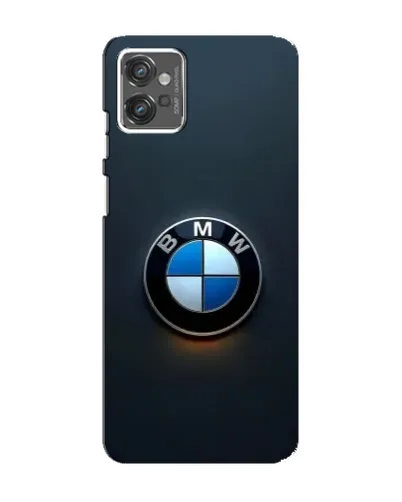 Чехол для Motorola MOTO G23 с картинкой «Логотип BMW — минимализм»