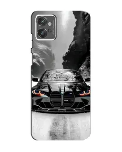Чохол для Motorola MOTO G23 з картинкою «BMW — акварельний дрифт» Чохол для Motorola MOTO G23 з картинкою «BMW — акварельний дрифт»