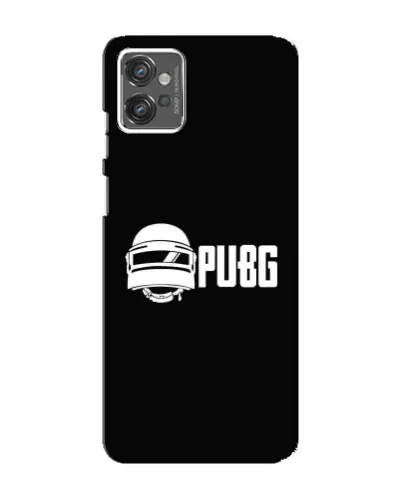 Чехол для Motorola MOTO G23 с картинкой «PUBG — классический лого»