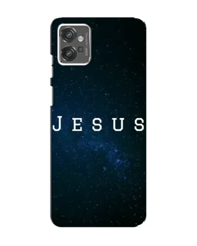 Чехол для Motorola MOTO G23 с картинкой «Звездное небо Jesus»