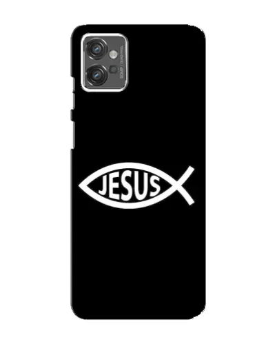 Чехол для Motorola MOTO G23 с картинкой «Классический Jesus»