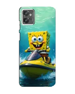 Чехол для Motorola MOTO G23 с картинкой «Спанч Боб на гидроцикле» Чехол для Motorola MOTO G23 с картинкой «Спанч Боб на гидроцикле»