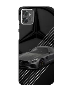 Чехол для Motorola MOTO G23 с картинкой «Mercedes AMG — графика»