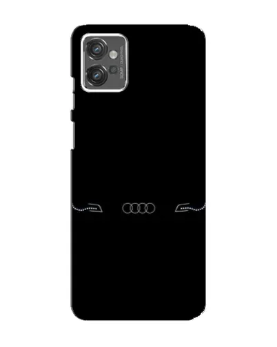 Чехол для Motorola MOTO G23 с картинкой «Audi — световой подпись»