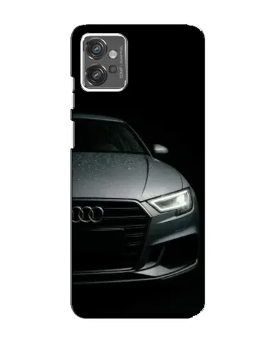 Чехол для Motorola MOTO G23 с картинкой «Audi — детализация кузова»