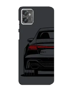 Чехол для Motorola MOTO G23 с картинкой «Задняя часть Audi — арт»