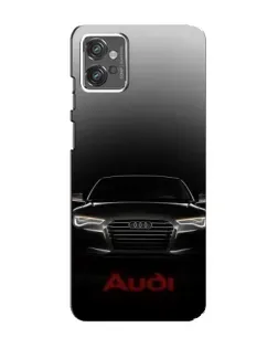 Чехол для Motorola MOTO G23 с картинкой «Audi — градиентный контур»