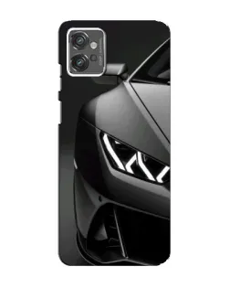 Чехол для Motorola MOTO G23 с картинкой «Lamborghini фары детализация»