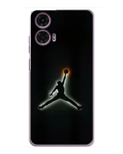 Чехол для Motorola MOTO G24 Power с картинкой «Jordan Gradient Logo»