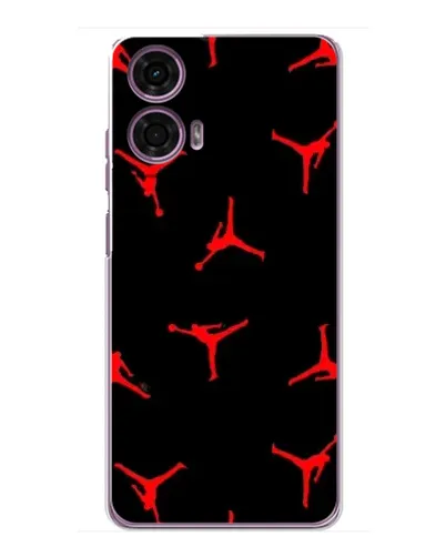 Чехол для Motorola MOTO G24 Power с картинкой «Jordan Red Pattern» Чехол для Motorola MOTO G24 Power с картинкой «Jordan Red Pattern»