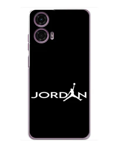 Чехол для Motorola MOTO G24 Power с картинкой «Jordan White Logo» Чехол для Motorola MOTO G24 Power с картинкой «Jordan White Logo»
