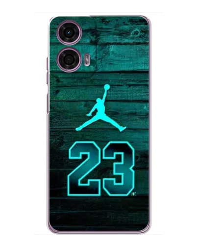 Чехол для Motorola MOTO G24 Power с картинкой «Jordan Cyan 23» Чехол для Motorola MOTO G24 Power с картинкой «Jordan Cyan 23»