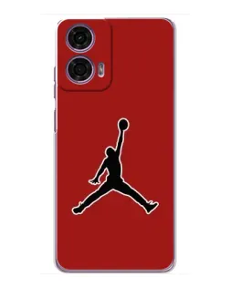 Чехол для Motorola MOTO G24 Power с картинкой «Jordan Red Back»