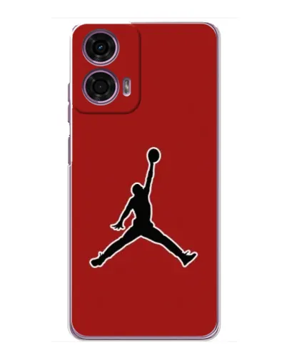 Чехол для Motorola MOTO G24 Power с картинкой «Jordan Red Back» Чехол для Motorola MOTO G24 Power с картинкой «Jordan Red Back»