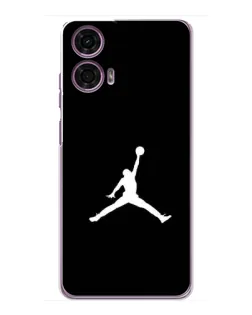 Чехол для Motorola MOTO G24 Power с картинкой «Jordan Silhouette»