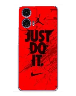 Чехол для Motorola MOTO G24 Power с картинкой «Nike Just Do It»