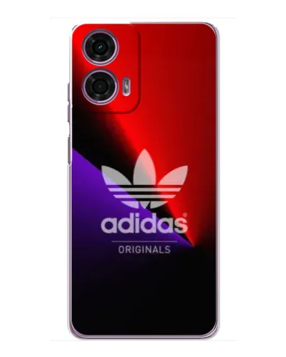 Чехол для Motorola MOTO G24 Power с картинкой «Adidas Red Neon»