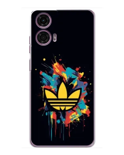 Чехол для Motorola MOTO G24 Power с картинкой «Adidas Splash»