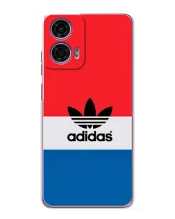 Чехол для Motorola MOTO G24 Power с картинкой «Ретро блоки Adidas»