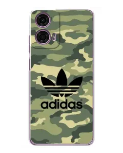Чехол для Motorola MOTO G24 Power с картинкой «Милитари стиль Adidas»