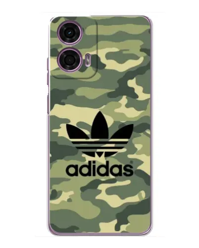 Чехол для Motorola MOTO G24 Power с картинкой «Милитари стиль Adidas»