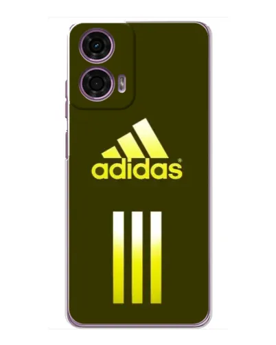Чехол для Motorola MOTO G24 Power с картинкой «Оливковый градиент Adidas»