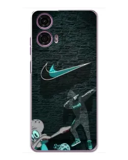 Чехол для Motorola MOTO G24 Power с картинкой «Спортивный арт Nike»