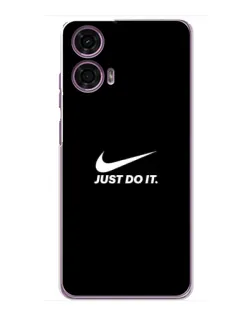 Чехол для Motorola MOTO G24 Power с картинкой «Минимализм от Nike»
