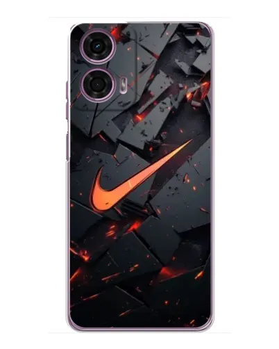 Чехол для Motorola MOTO G24 Power с картинкой «Nike — эффект разломов» Чехол для Motorola MOTO G24 Power с картинкой «Nike — эффект разломов»