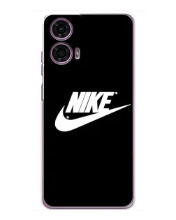 Чехол для Motorola MOTO G24 Power с картинкой «Мазки краски Nike»