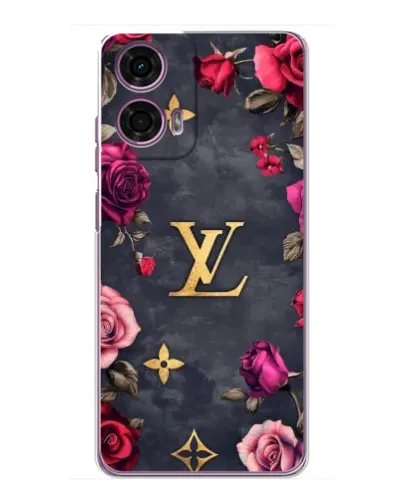 Чехол для Motorola MOTO G24 Power с картинкой «Цветочный Louis Vuitton» Чехол для Motorola MOTO G24 Power с картинкой «Цветочный Louis Vuitton»