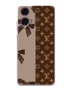Чехол для Motorola MOTO G24 Power с картинкой «Louis Vuitton — банты»